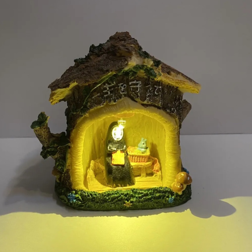 Kaonashi Spirited Away No Face Man * Lamp Night Light Statue , 4.5” H